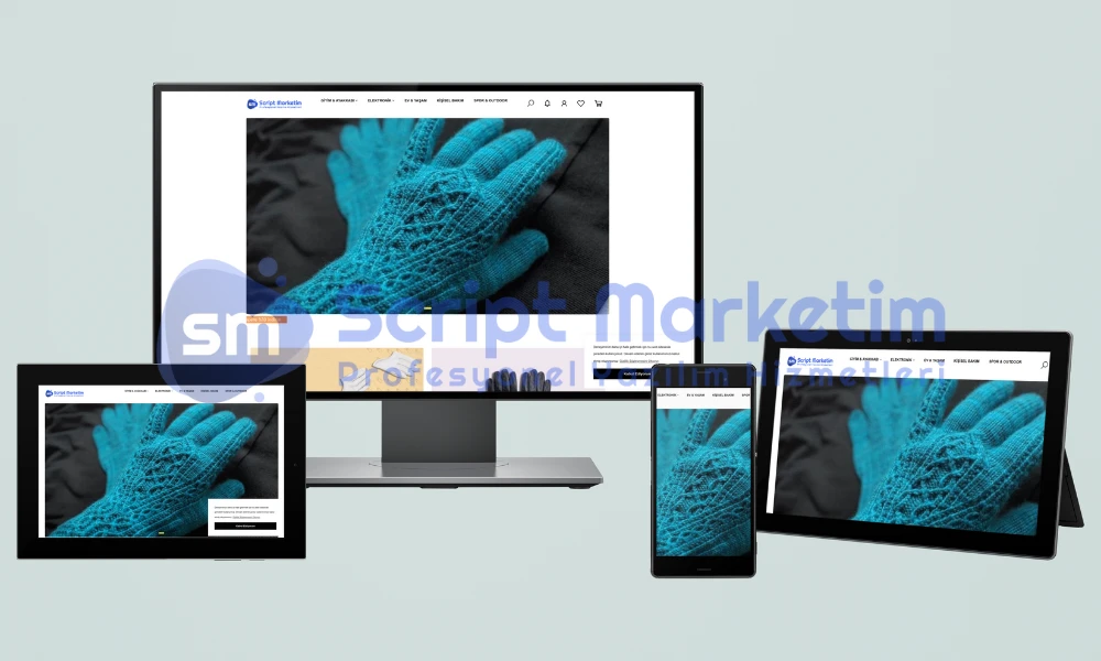 Eticaret Script StilKutusu – Spor Giyim, Sneaker ve Erkek Aksesuarları İçin Koyu Temalı Eticaret Scripti
