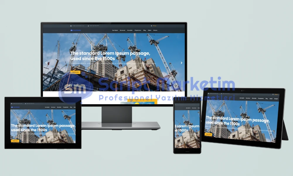PHP İnşaat Scripti - VIP Tasarım