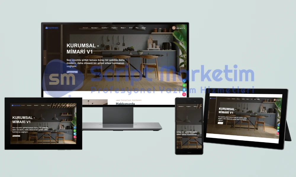 Kurumsal Script KurumsalNet – Danışmanlık, Mühendislik ve Genel Firmalar İçin Hazır Kurumsal Web Scripti