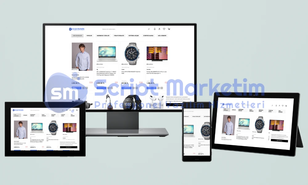 Eticaret Script EvimMağaza – Ev ve Mutfak Ürünleri İçin Online Satış Scripti